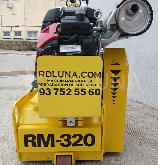 Conoce la fresadora RM-320 de Airtec con motor gasolina