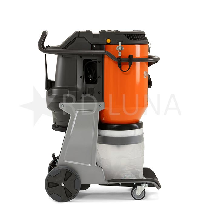 Aspirador DE 130 H de Husqvarna para trabajos de preparación de superficies