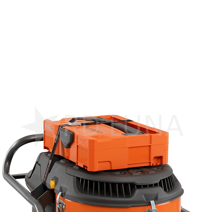 Aspirador DE 130 H de Husqvarna para trabajos de preparación de superficies