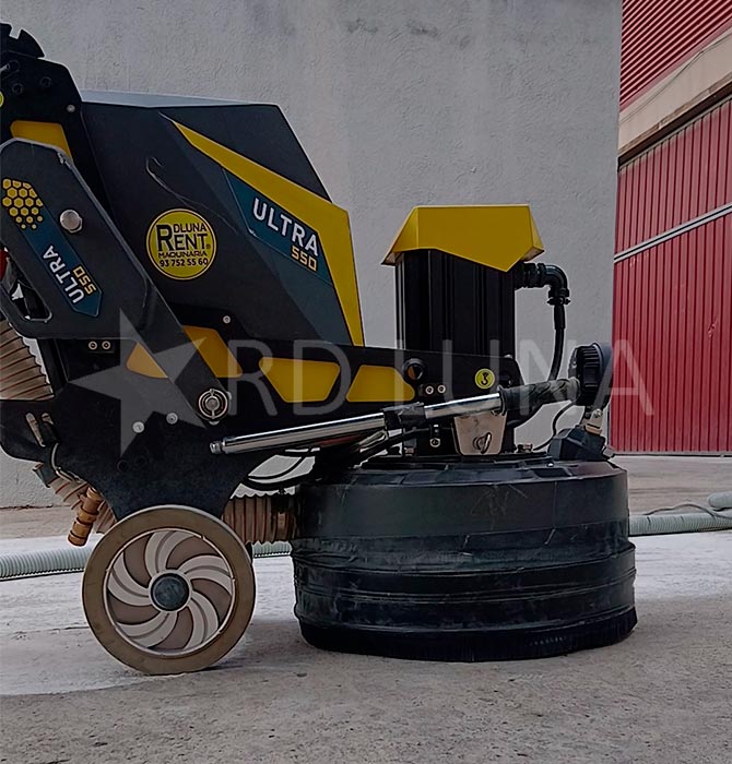 Alquiler de Pulidora HTG 550 ULTRA para preparación de superficies