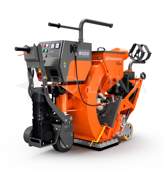 Granalladora Husqvarna Blastrac 1-15DS